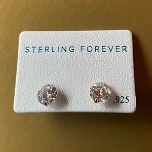 Gold and Silver Stud Earrings